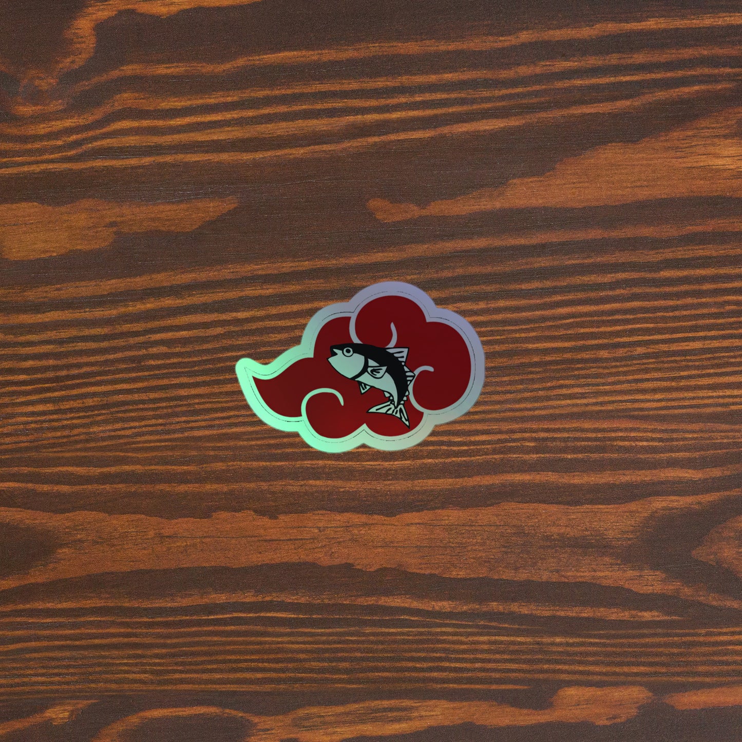 Cloud Tuna Holographic Sticker