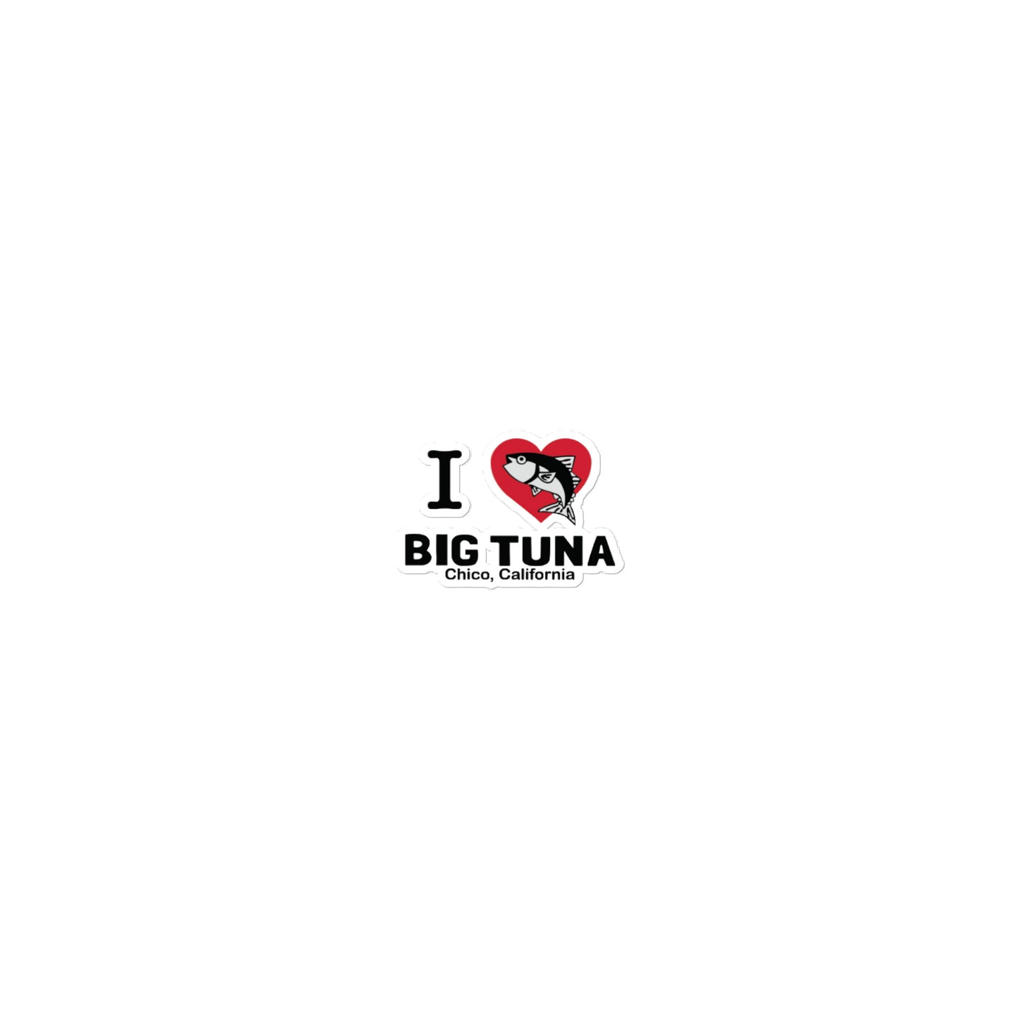 I Heart Big Tuna Sticker