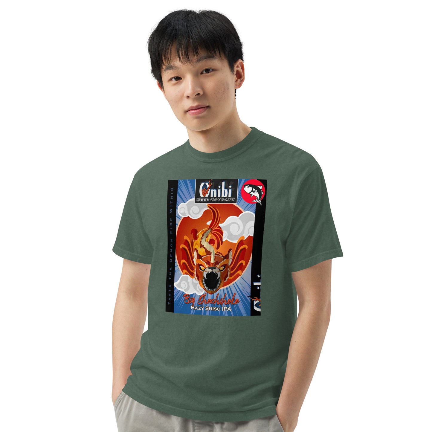 Onibi x Big Tuna T-shirt (Big Shachihoko - Hazy Shiso IPA)