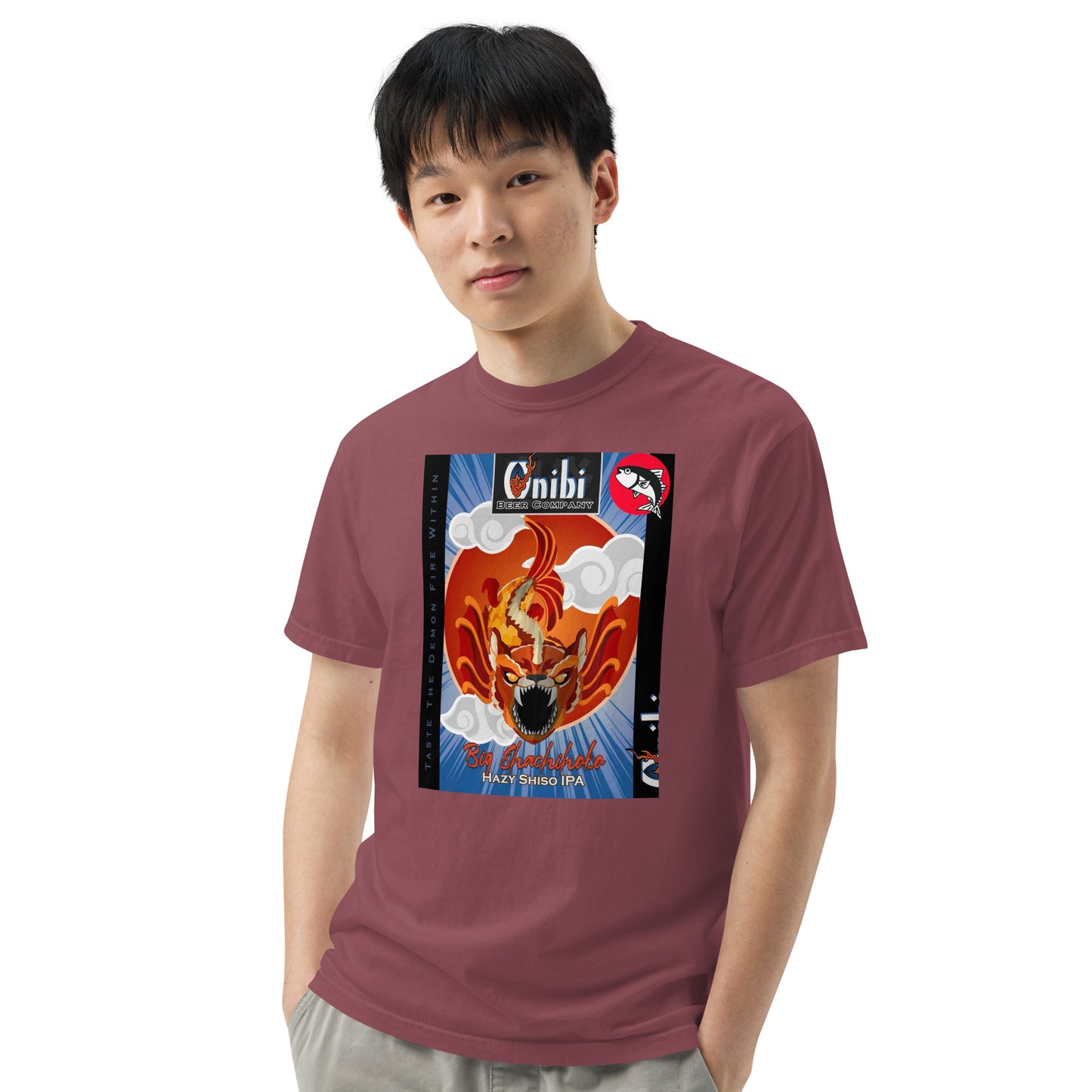 Onibi x Big Tuna T-shirt (Big Shachihoko - Hazy Shiso IPA)