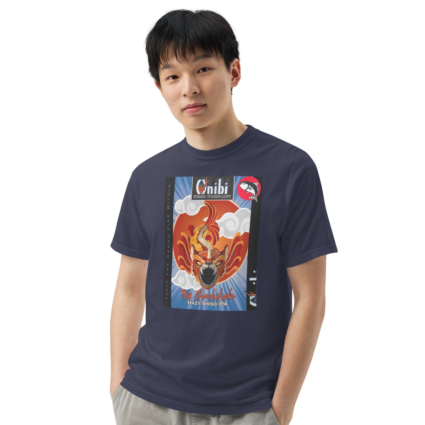 Onibi x Big Tuna T-shirt (Big Shachihoko - Hazy Shiso IPA)