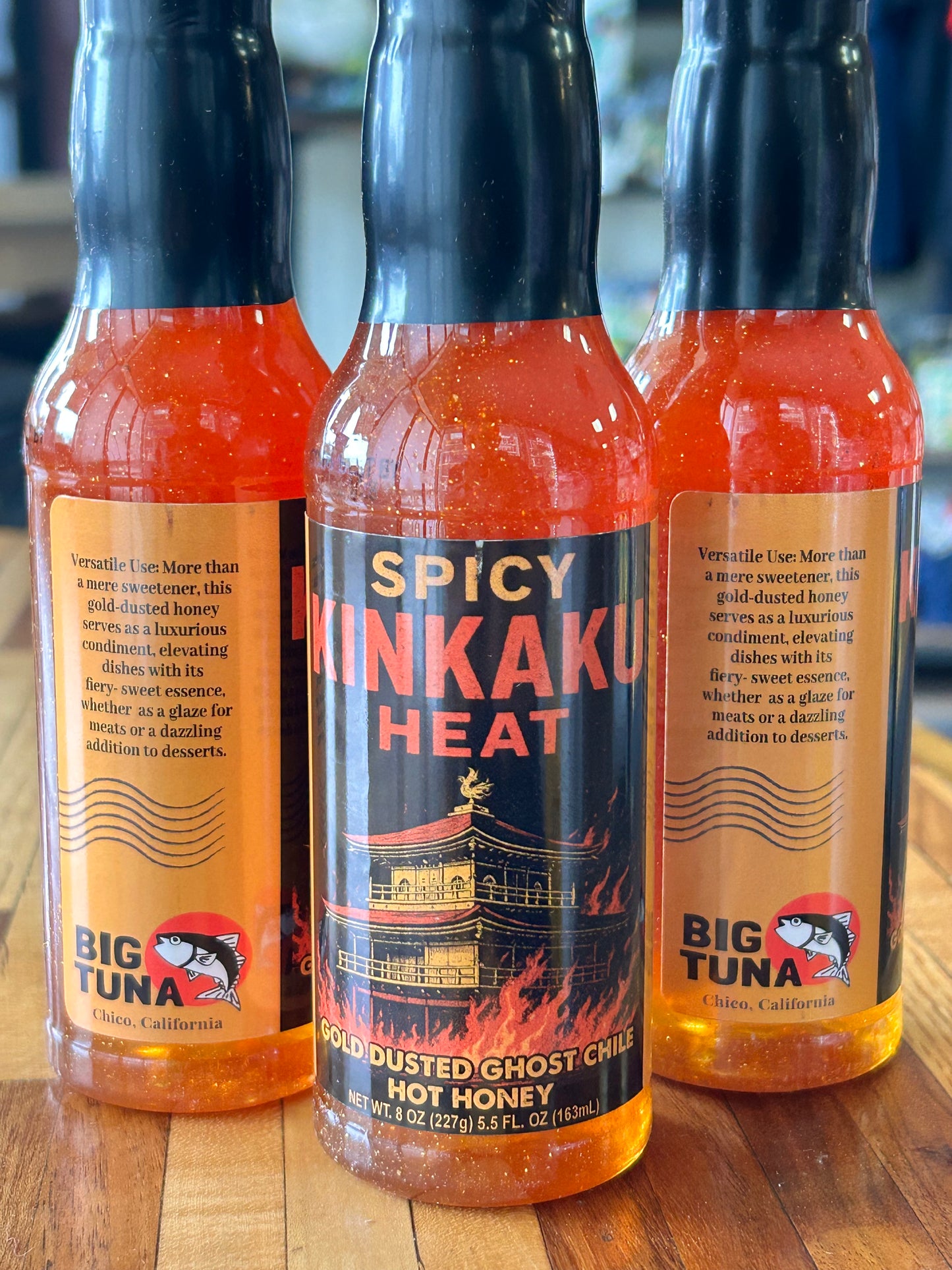 Kinkaku Heat (Gold Dusted Ghost Chile Hot Honey)